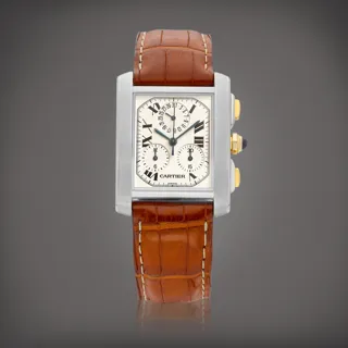 Cartier Tank Française 2303 Stainless steel Silver