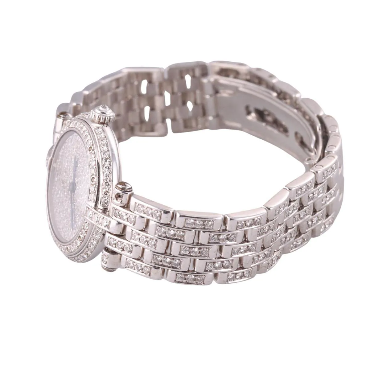 Cartier Vendôme 23mm White gold and diamond-set 1