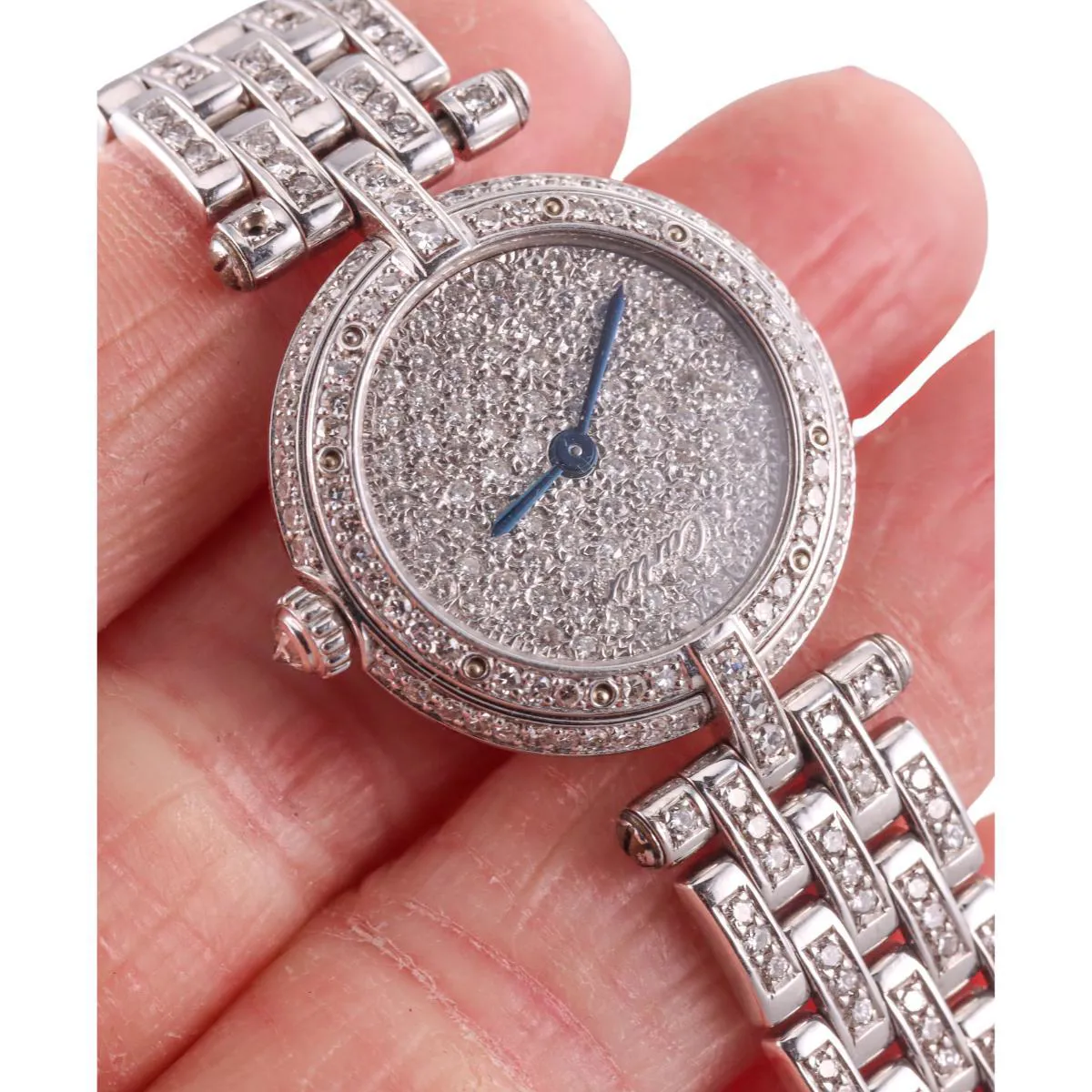 Cartier Vendôme 23mm White gold and diamond-set 4