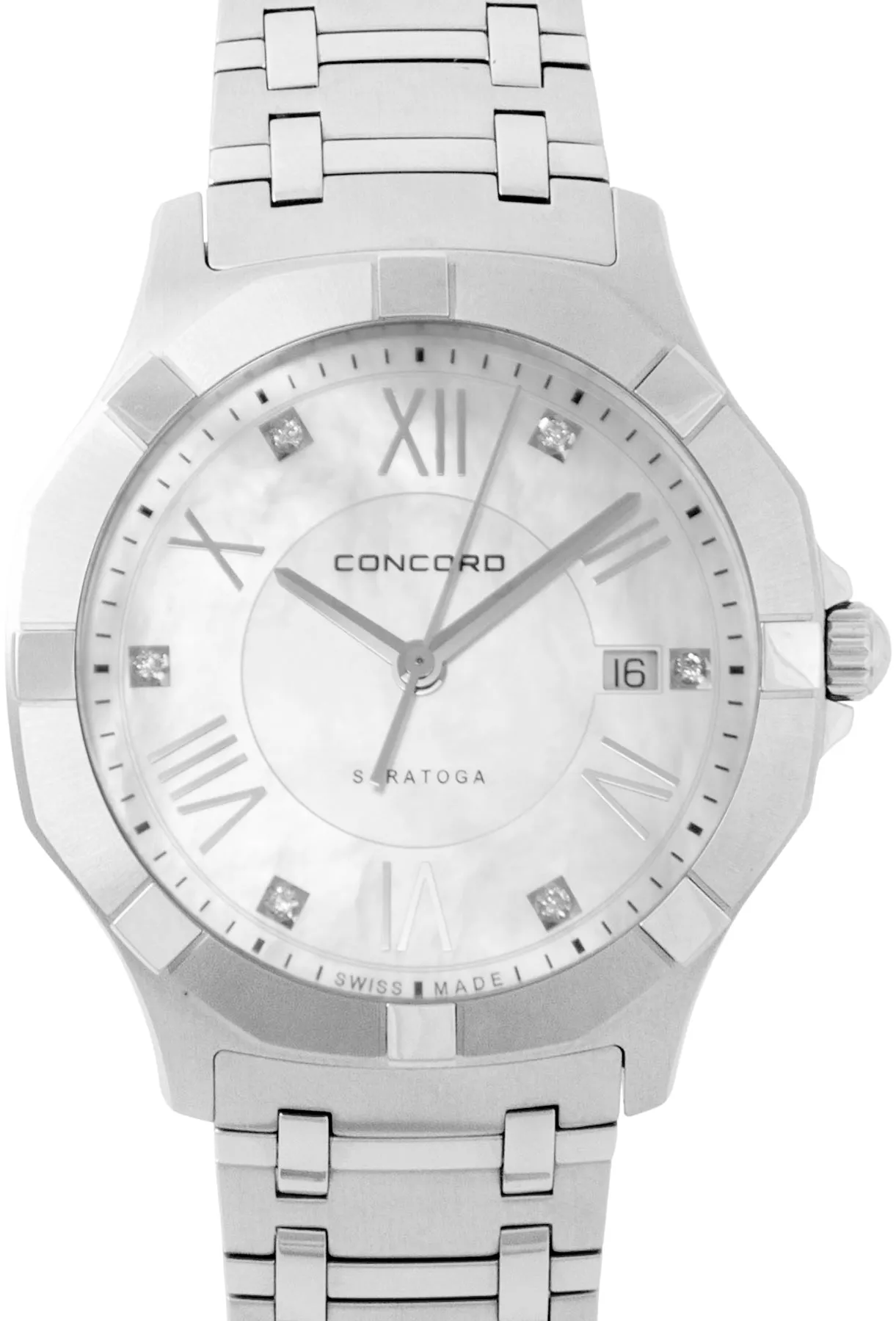 Concord Saratoga 0320156 41mm Stainless steel Mother-of-pearl