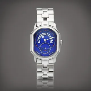 Daniel Roth Premier Retrograde 807.L.10 Stainless steel Blue