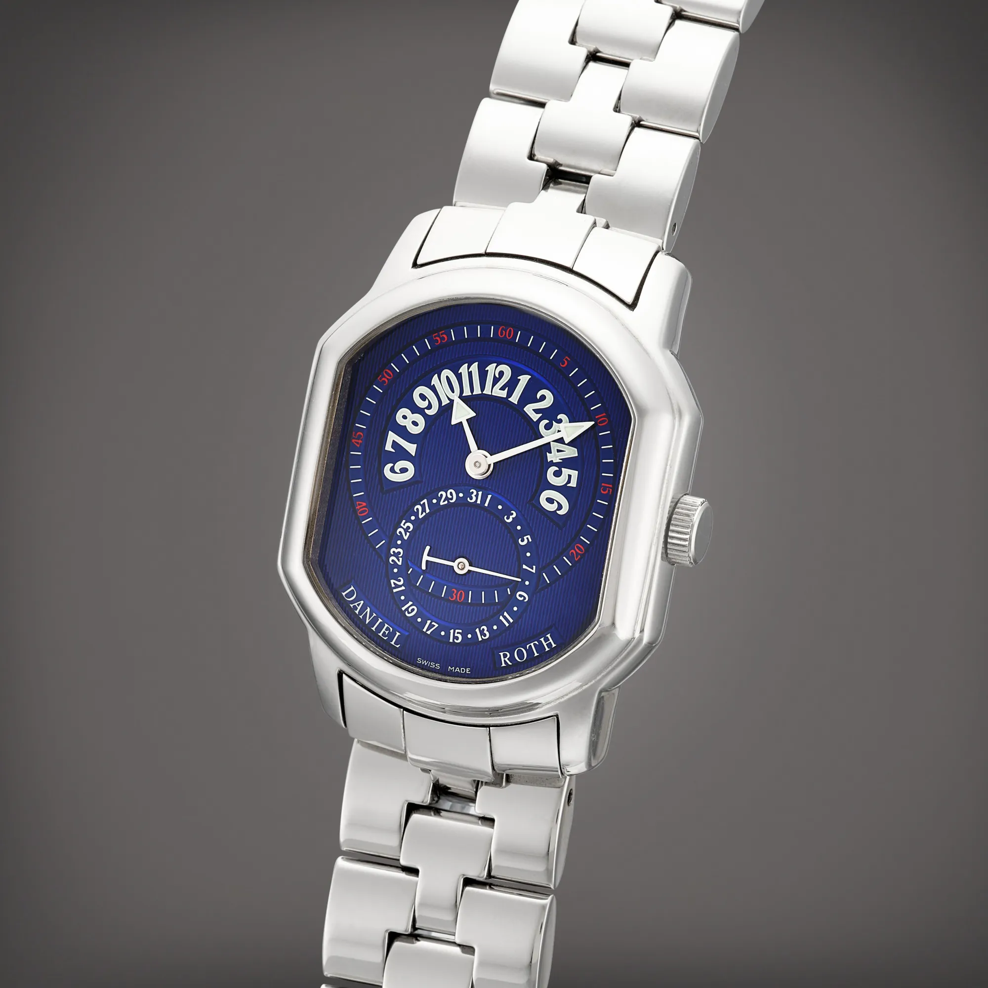 Daniel Roth Premier Retrograde 807.L.10 34mm Stainless steel Blue 1