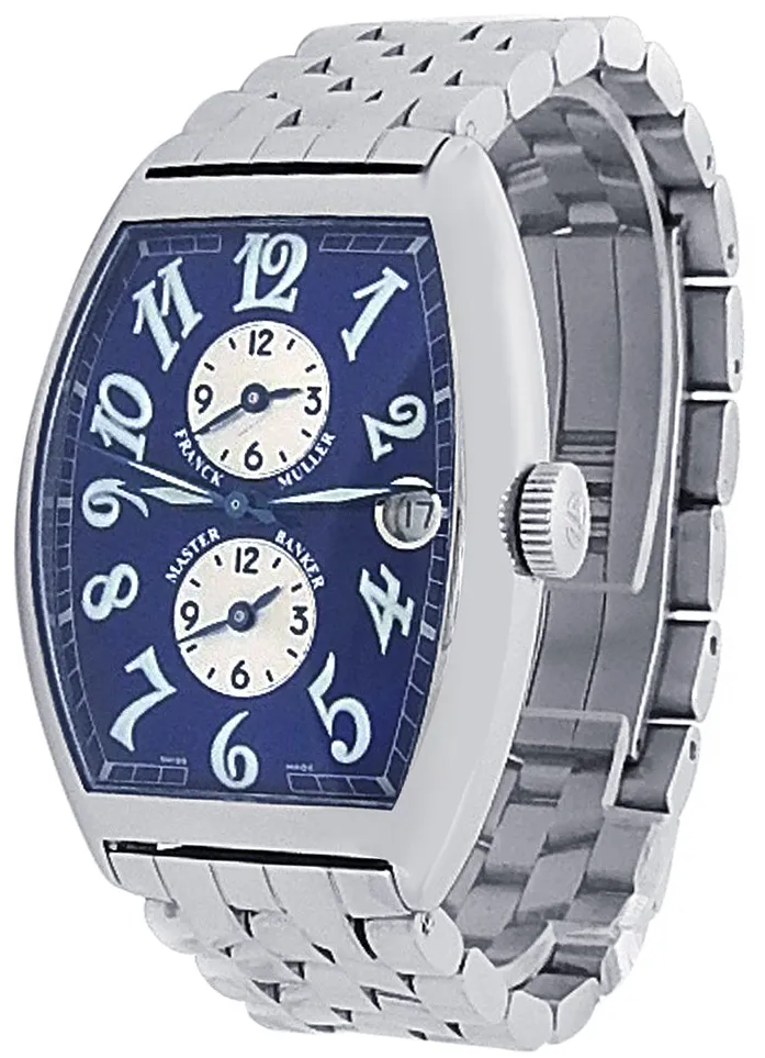 Franck Muller Master Banker 6850 MB 46mm Stainless steel Blue