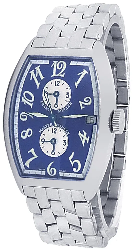 Franck Muller Master Banker 5850 MB 32mm Stainless steel Blue