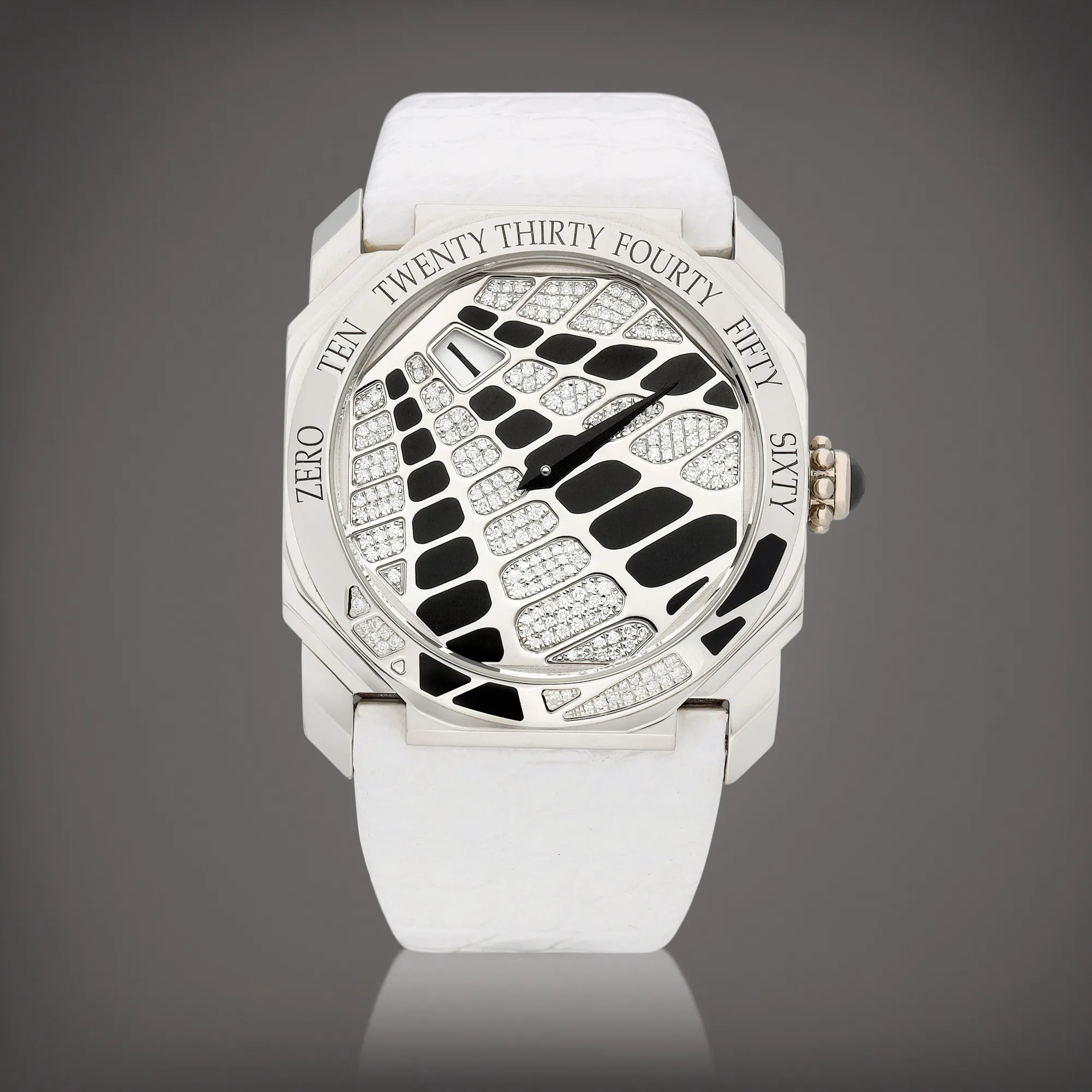 Gérald Genta Octo Bi-Retro ORJ.X60 39mm White gold and Diamond Black