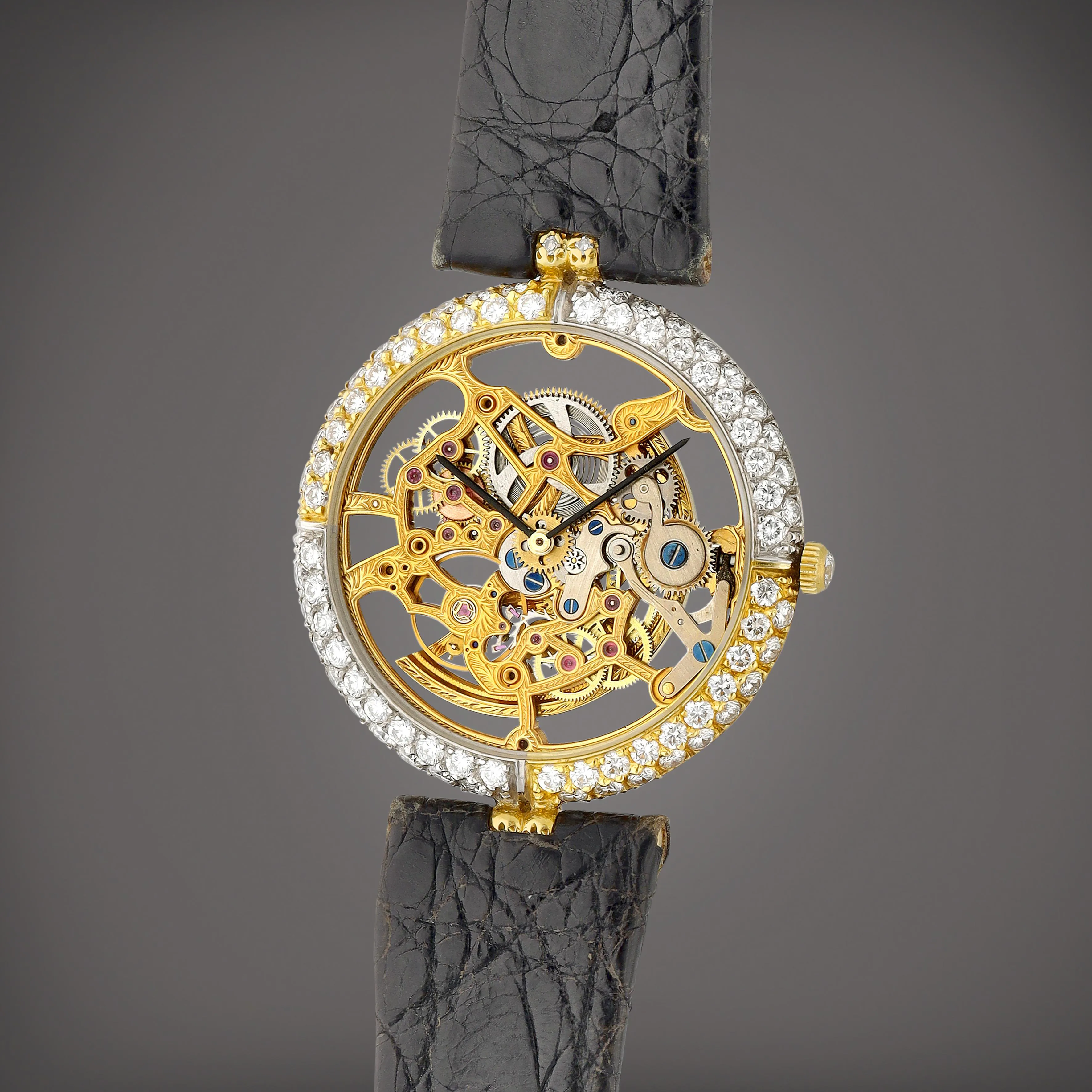 Gérald Genta Squelette G.1704 34mm White gold and Yellow gold and Diamond Skeletonized 1