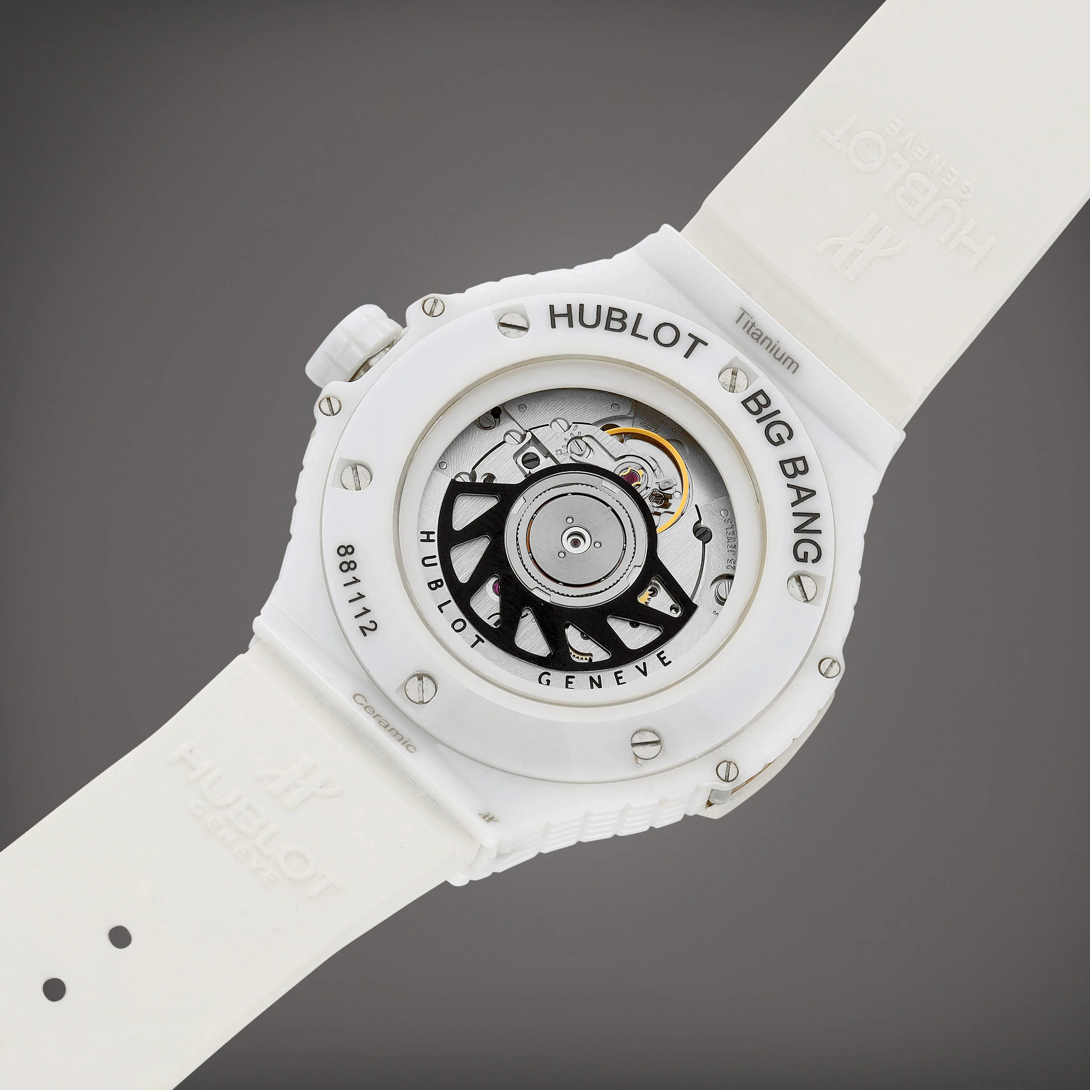 Hublot Big Bang Caviar 346.HX.2800.RW 41mm Ceramic and Titanium White 4