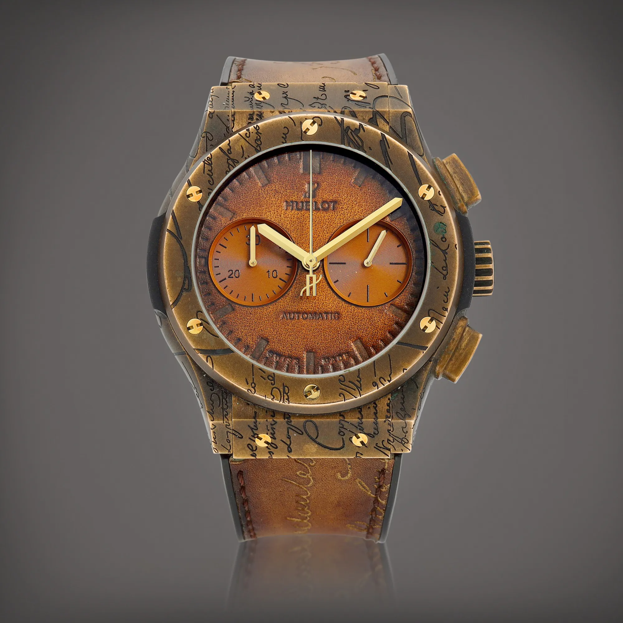 Hublot Classic Fusion Scritto 521.BZ.051G.VR.BER19 45mm Bronze Brown