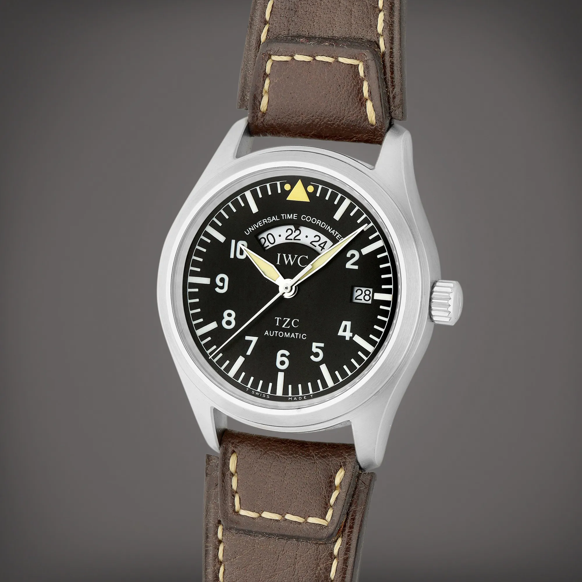 IWC Pilot Spitfire UTC IW3251 39mm Stainless steel Black 1