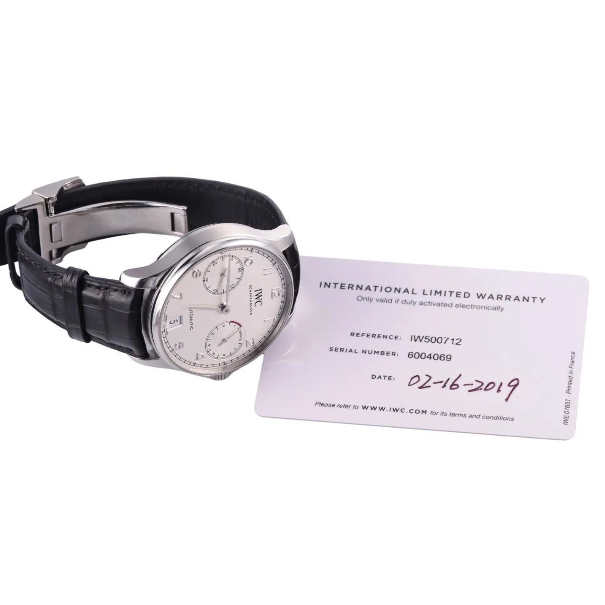 IWC Portugieser IW500712 42mm Stainless steel 3