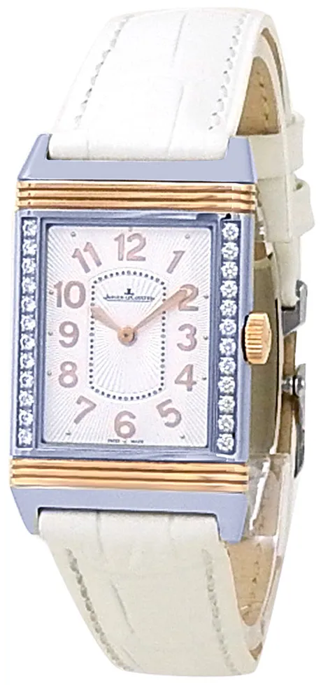 Jaeger-LeCoultre Reverso Q3224420 24mm Rose gold and Stainless steel Silver