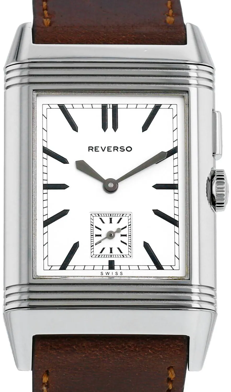 Jaeger-LeCoultre Reverso 278.8.54 27mm Stainless steel Silver and Gray