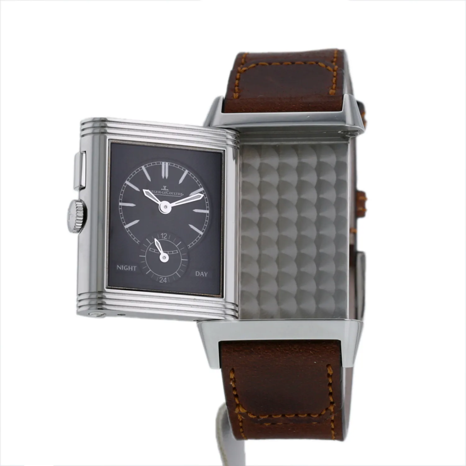 Jaeger-LeCoultre Reverso 278.8.54 27mm Stainless steel Silver and Gray 3