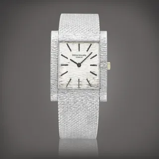 Patek Philippe 3553/1 White gold Silver