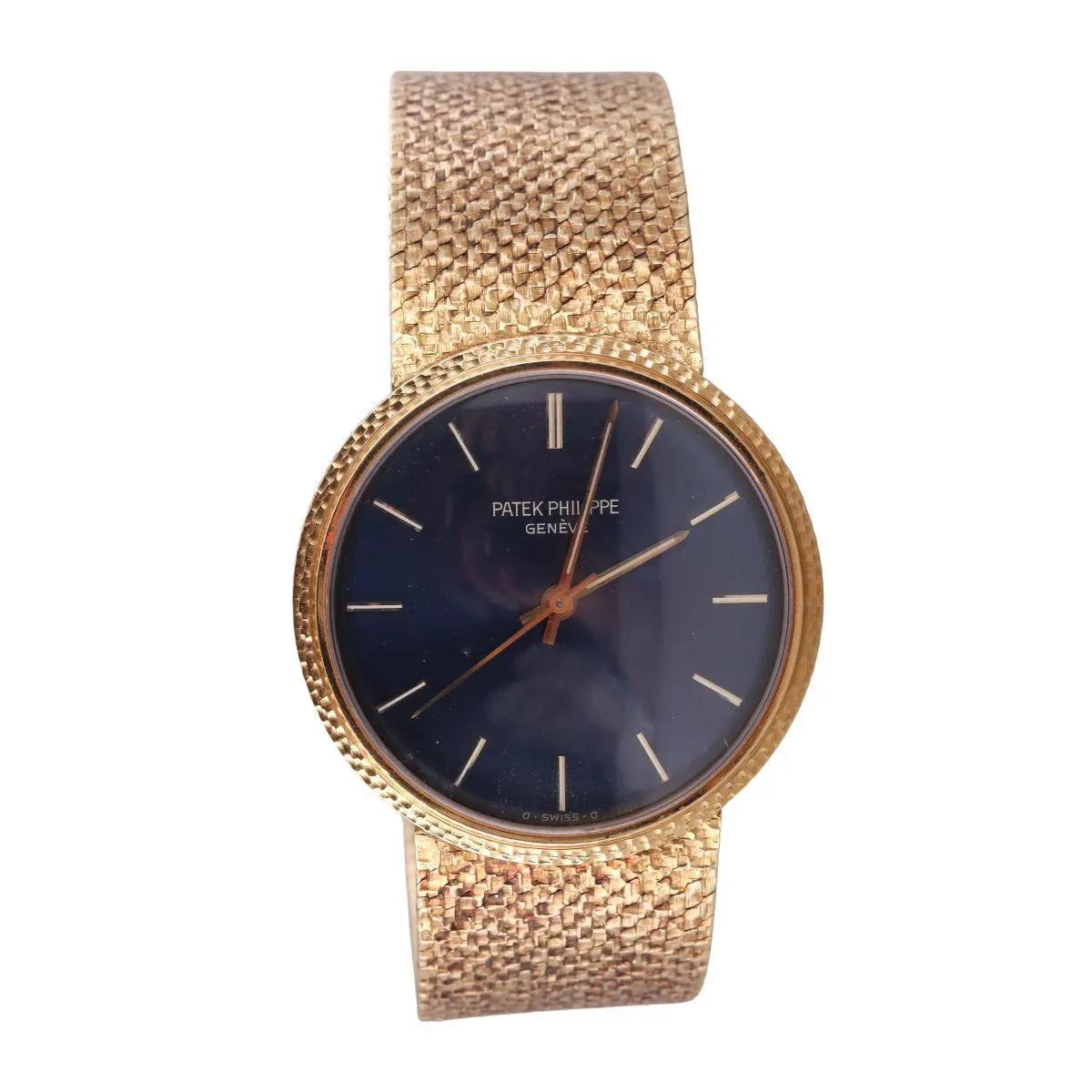 Patek Philippe Calatrava 3563/2 34mm Yellow gold Blue