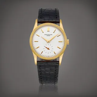 Patek Philippe Calatrava 3796 Rose gold Silver