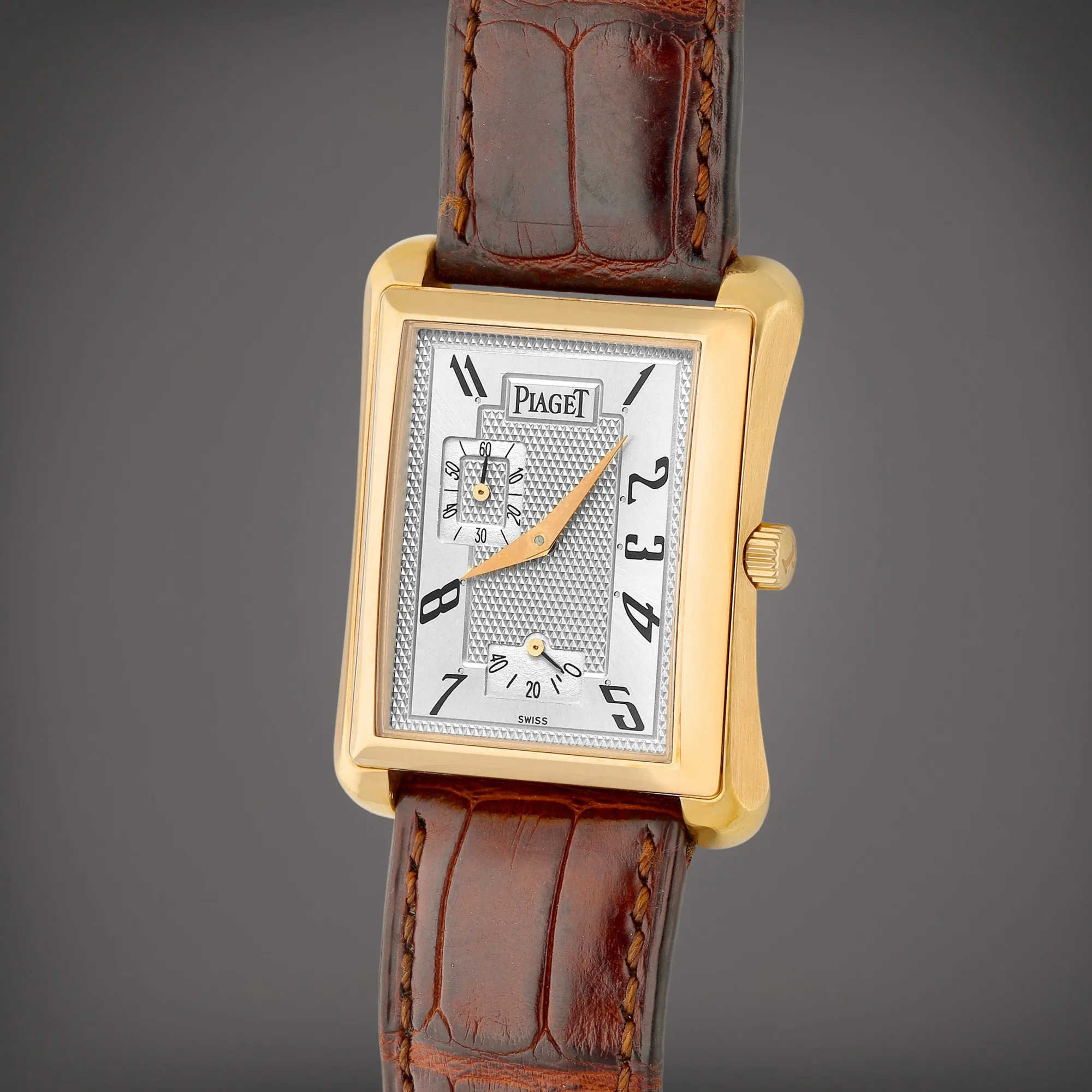 Piaget Emperador 18900 40mm Rose gold Silver 1