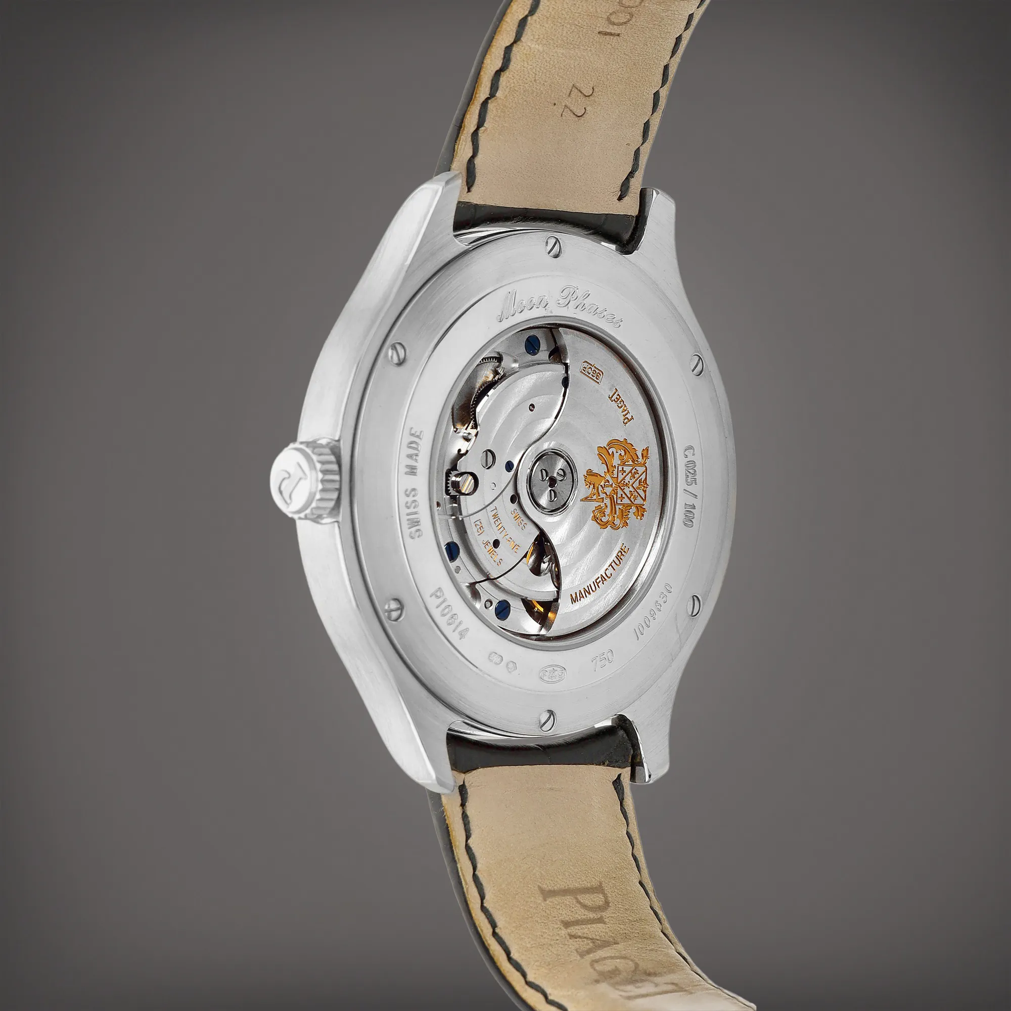 Piaget Emperador P10614 46mm White gold Gray 4