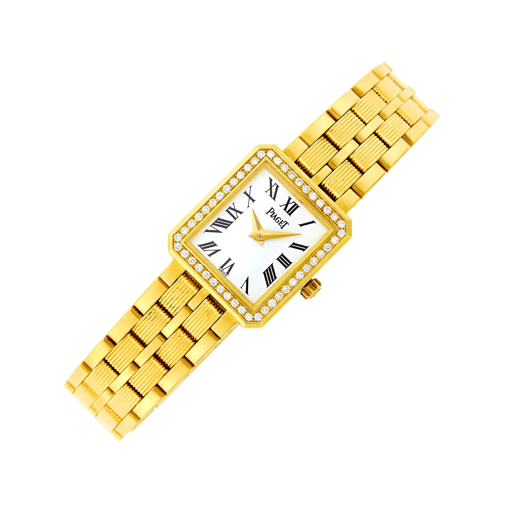 Piaget Protocole 5355 M601D 20mm Yellow gold and Diamond White