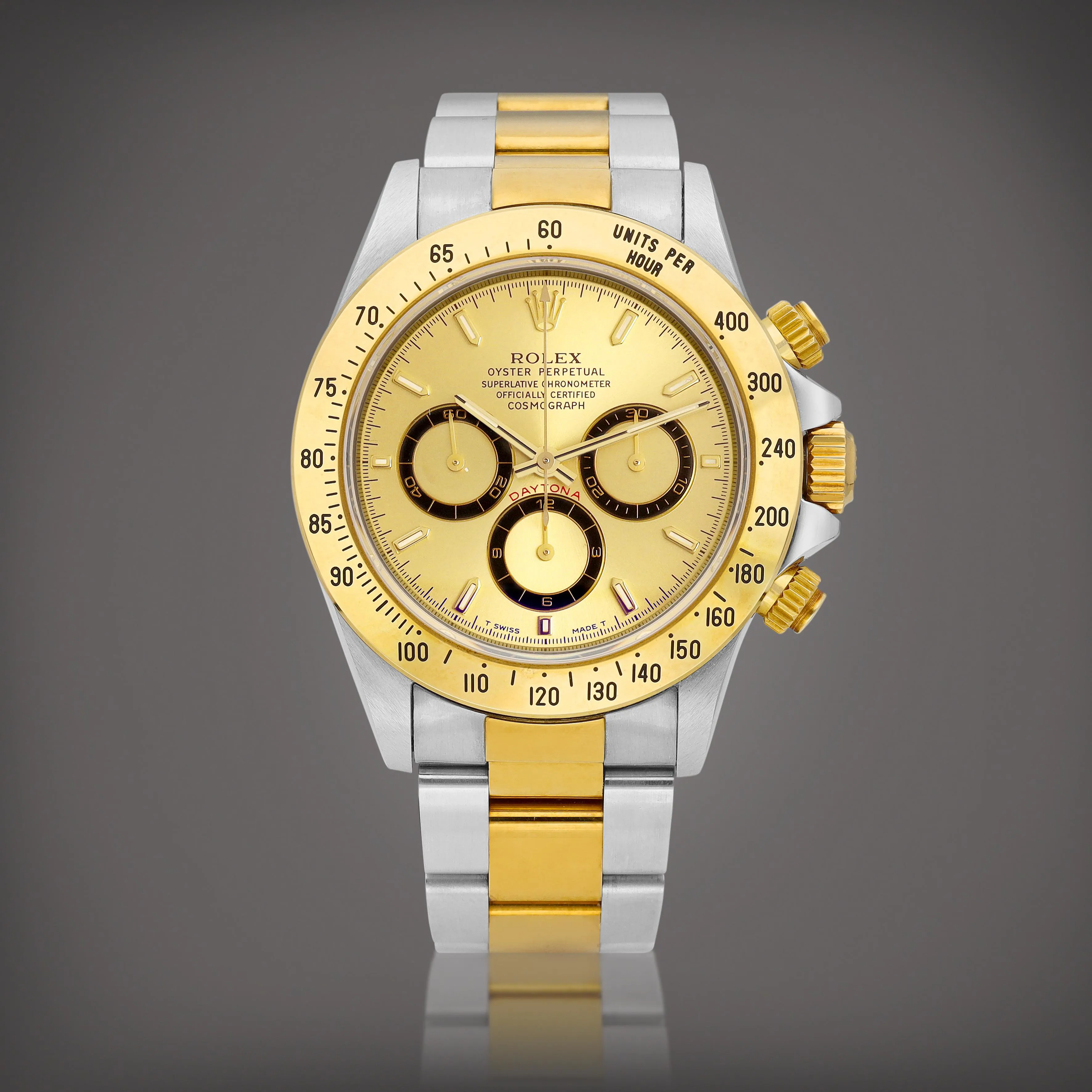 Rolex Cosmograph Daytona 16523 40mm Yellow gold and stainless steel Gilt