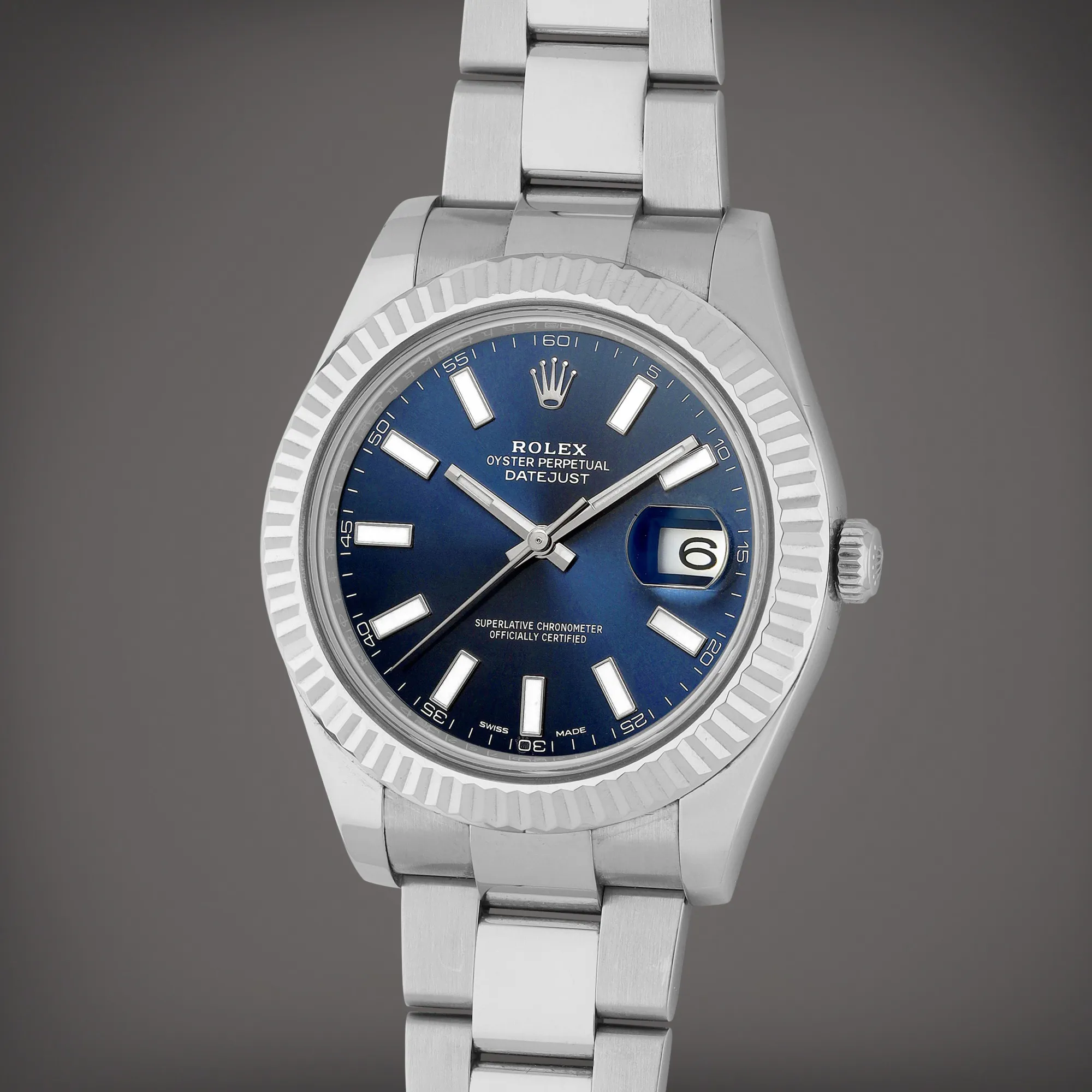 Rolex Datejust II 116334 41mm Stainless steel Blue 1