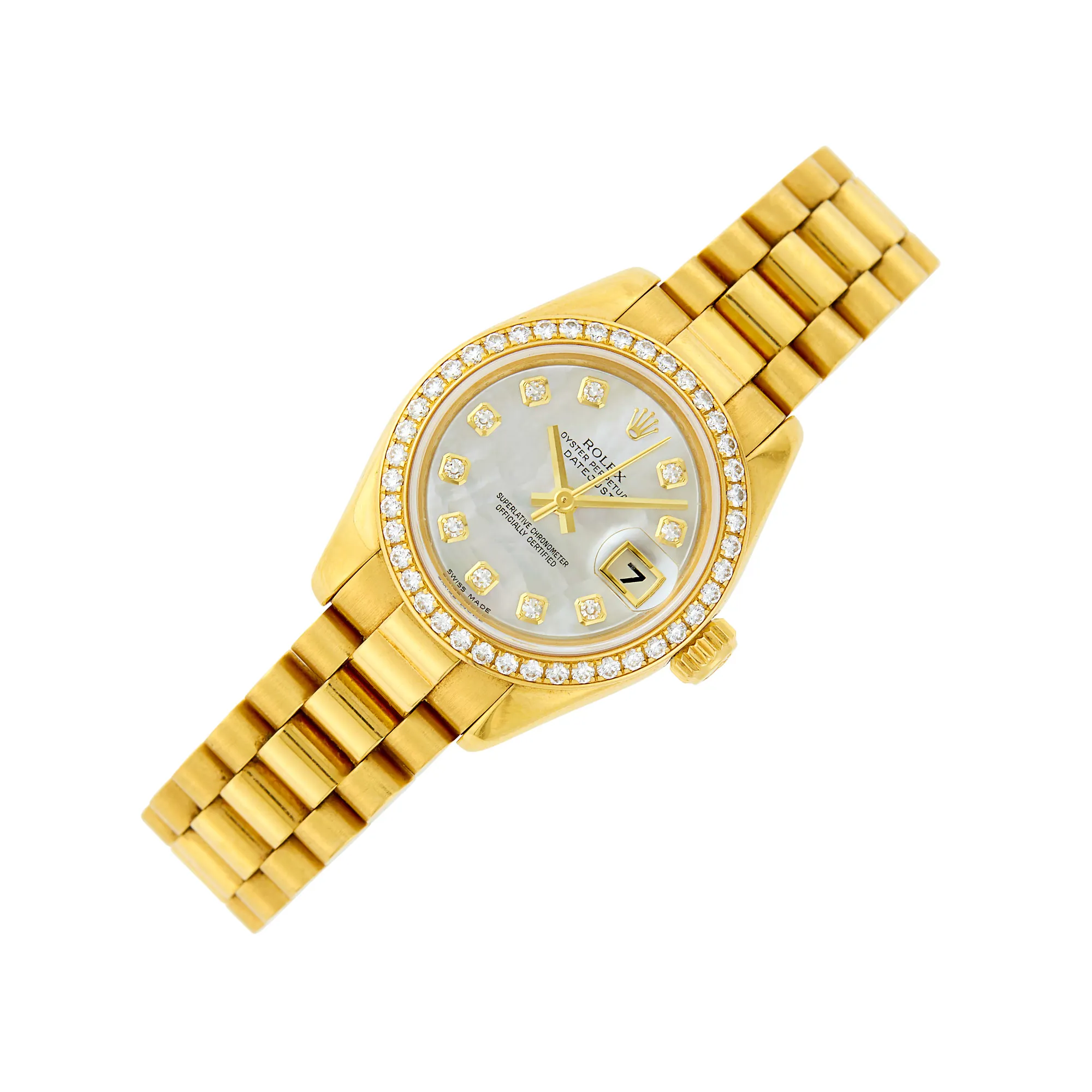 Rolex Lady-Datejust 179138 26mm Yellow gold Mother-of-pearl