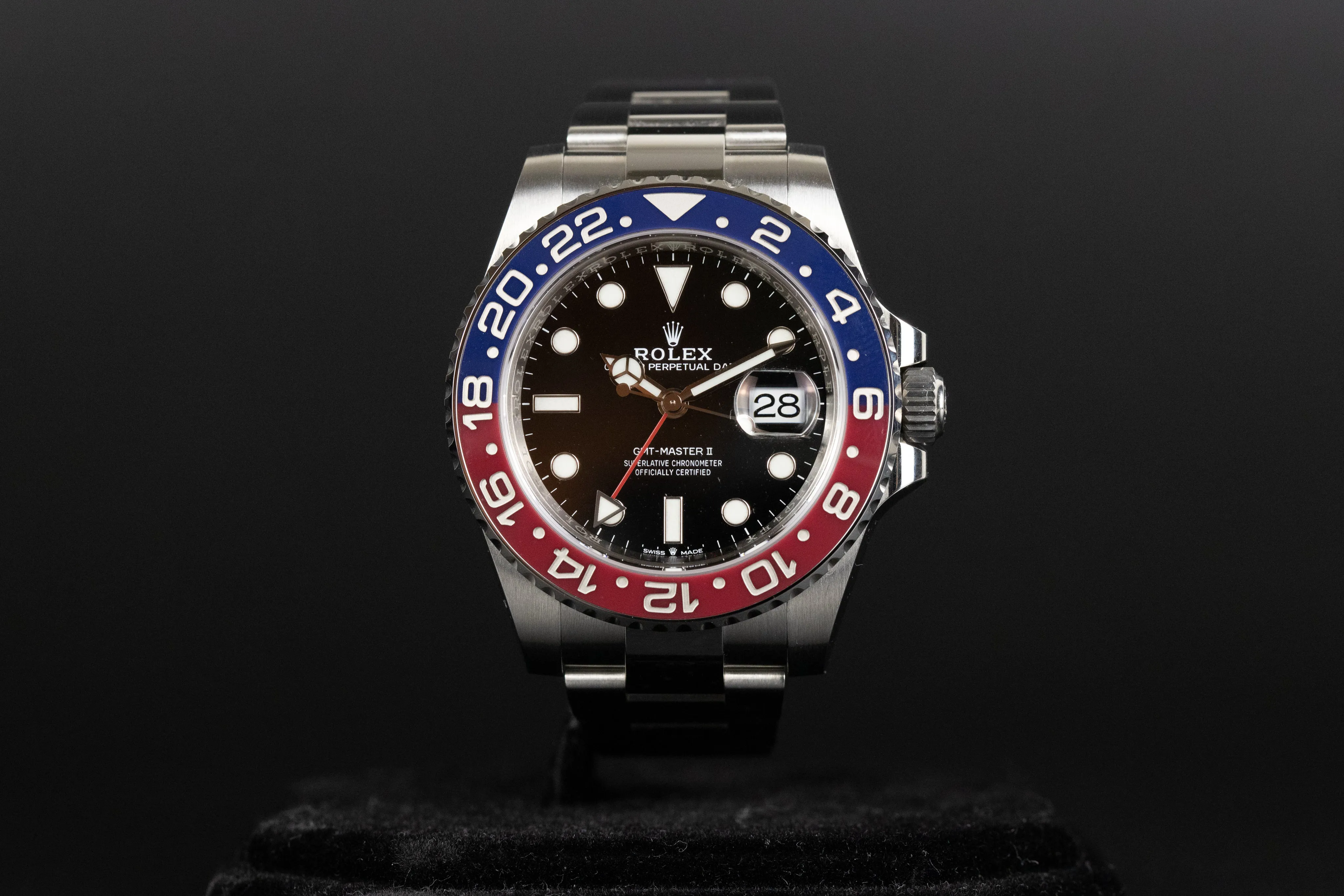 Rolex GMT-Master II 126710BLRO 40mm Stainless steel Black