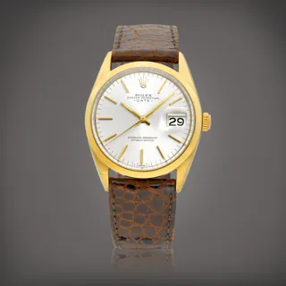 Rolex Oyster Perpetual Date 1550 Gold-plated Silver