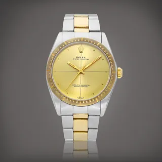 Rolex Oyster Perpetual 34 1038 Yellow gold and Stainless steel Gilt