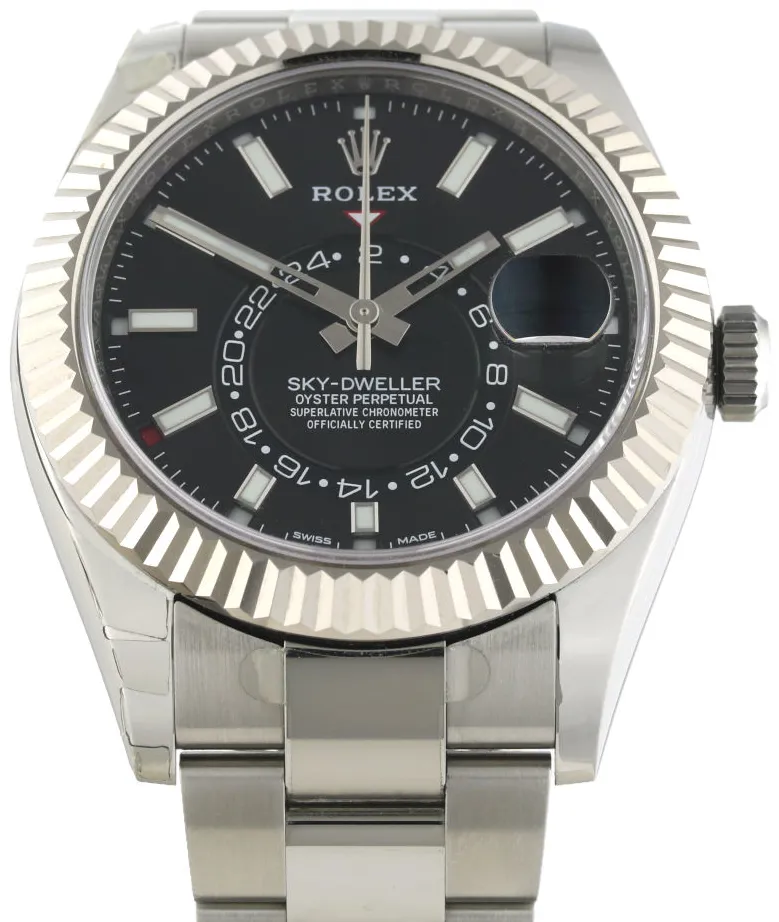 Rolex Sky-Dweller 326934 42mm Stainless steel Black