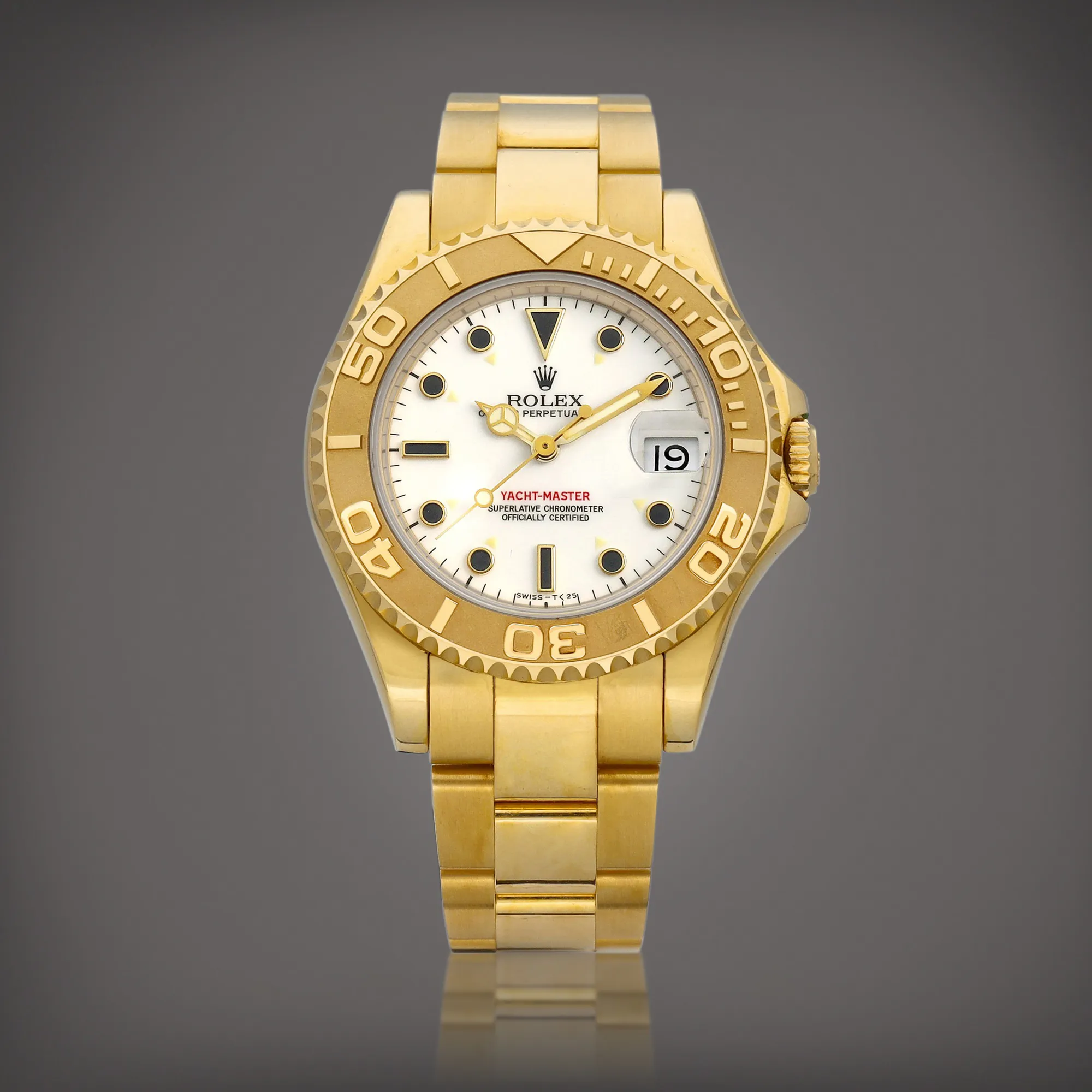 Rolex Yacht-Master 68628 35mm Yellow gold White