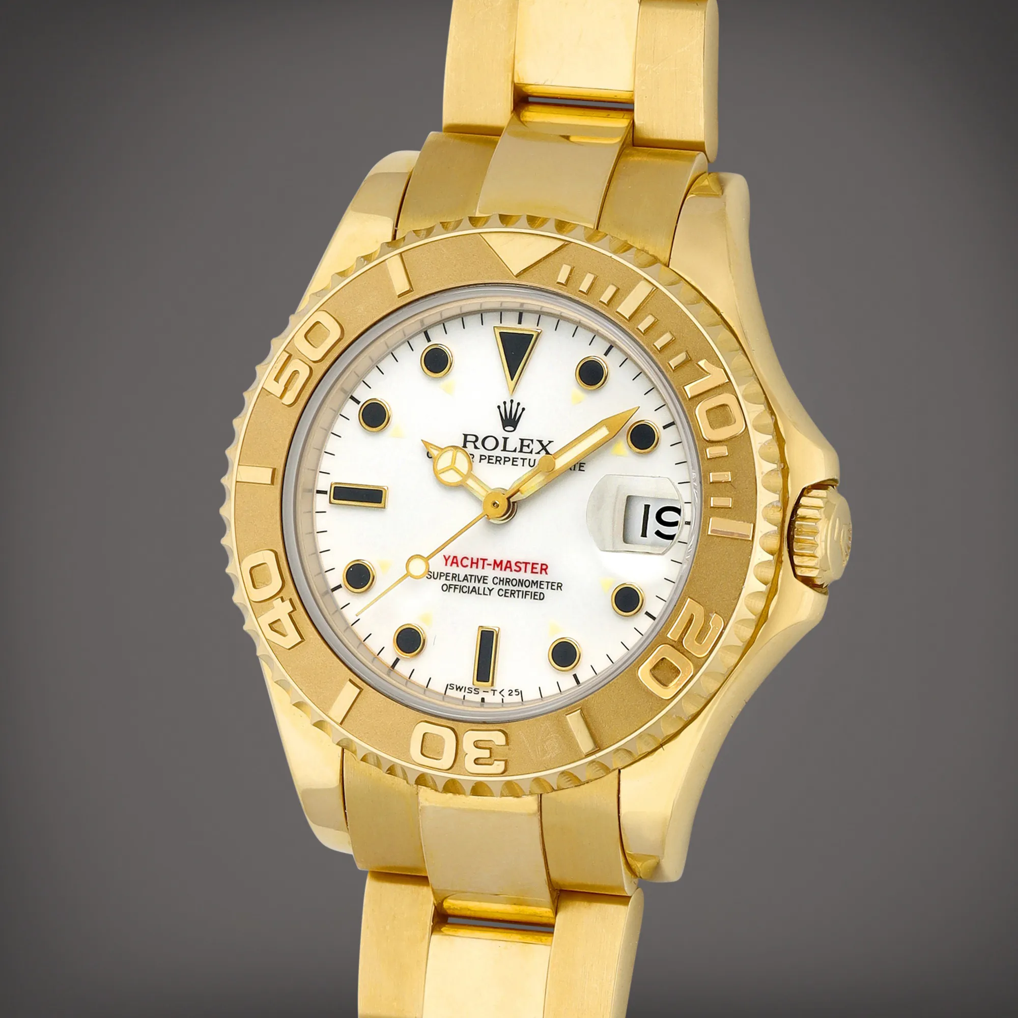 Rolex Yacht-Master 68628 35mm Yellow gold White 1