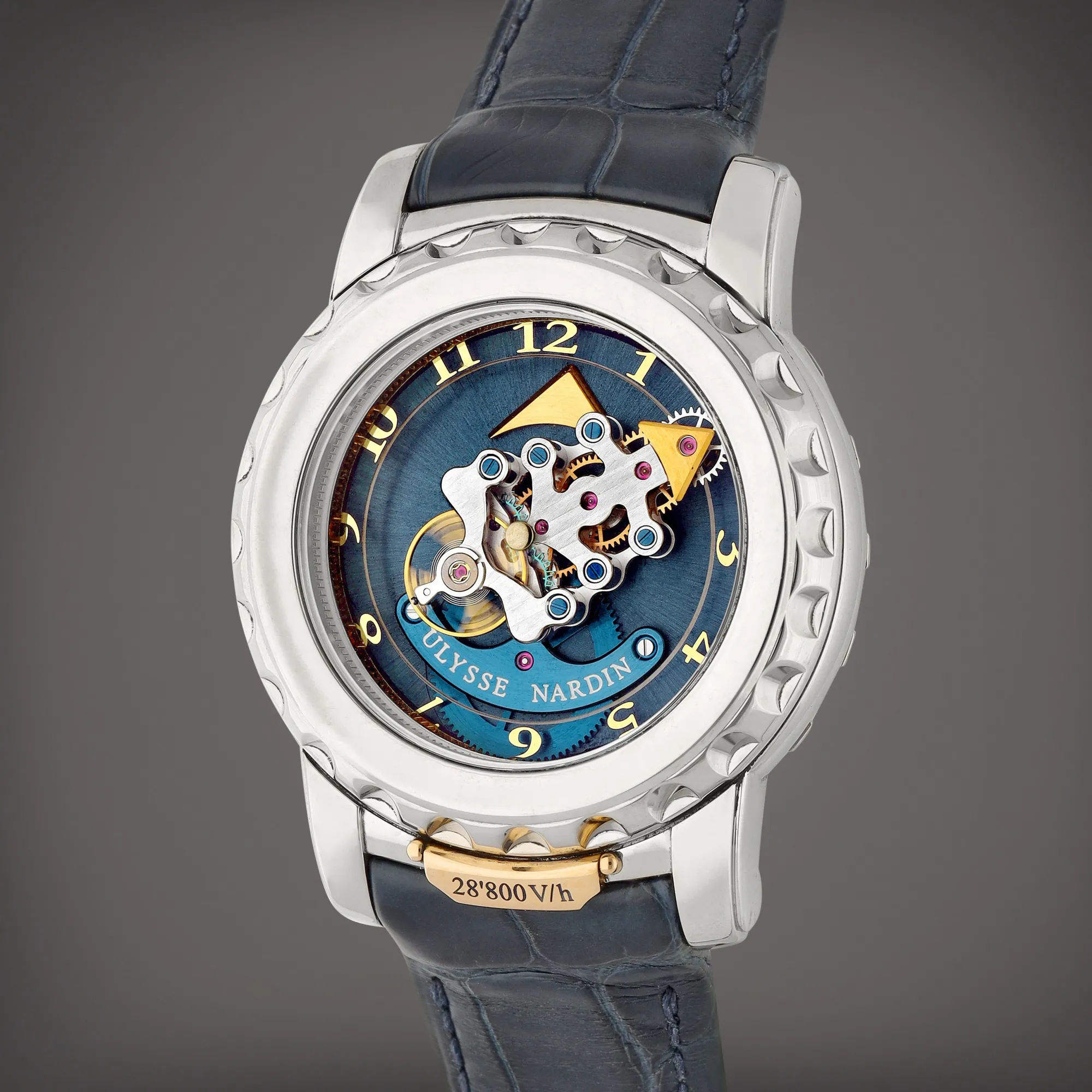 Ulysse Nardin Freak 020-88 44mm White gold Blue 1