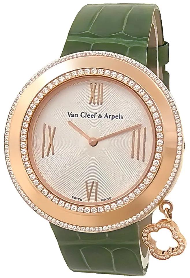 Van Cleef & Arpels Charms 2572115 38mm Rose gold Silver