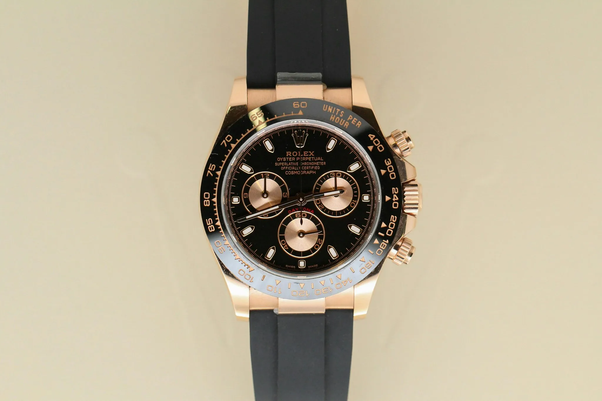 Rolex Daytona 116515ln 40mm Rose gold Black