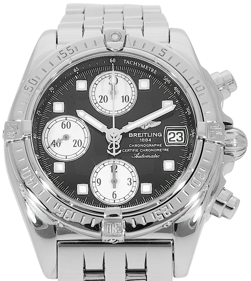 Breitling Cockpit A13357 39mm Edelstahl Schwarz