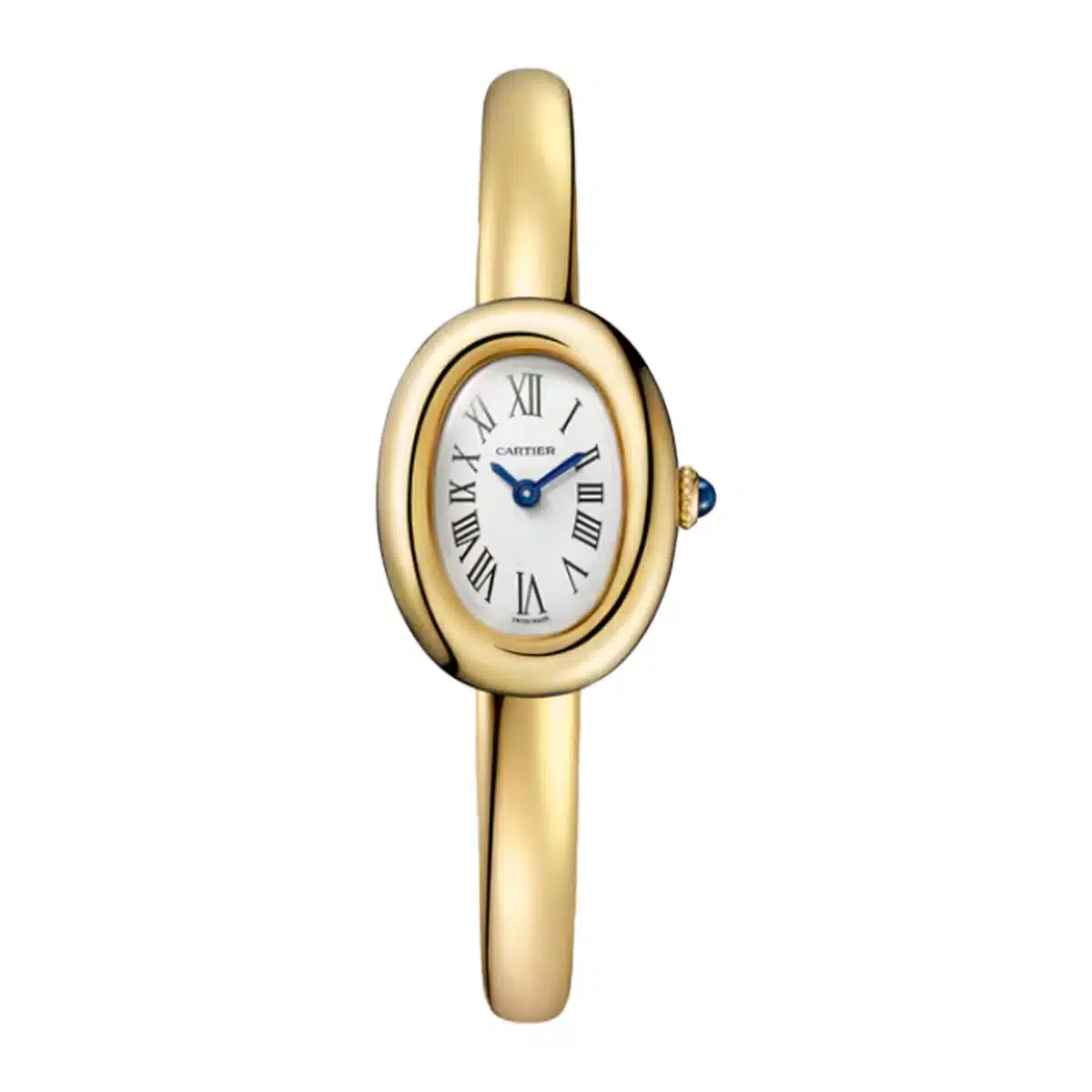 Cartier Baignoire WGBA0021 24.5mm Yellow gold Silver