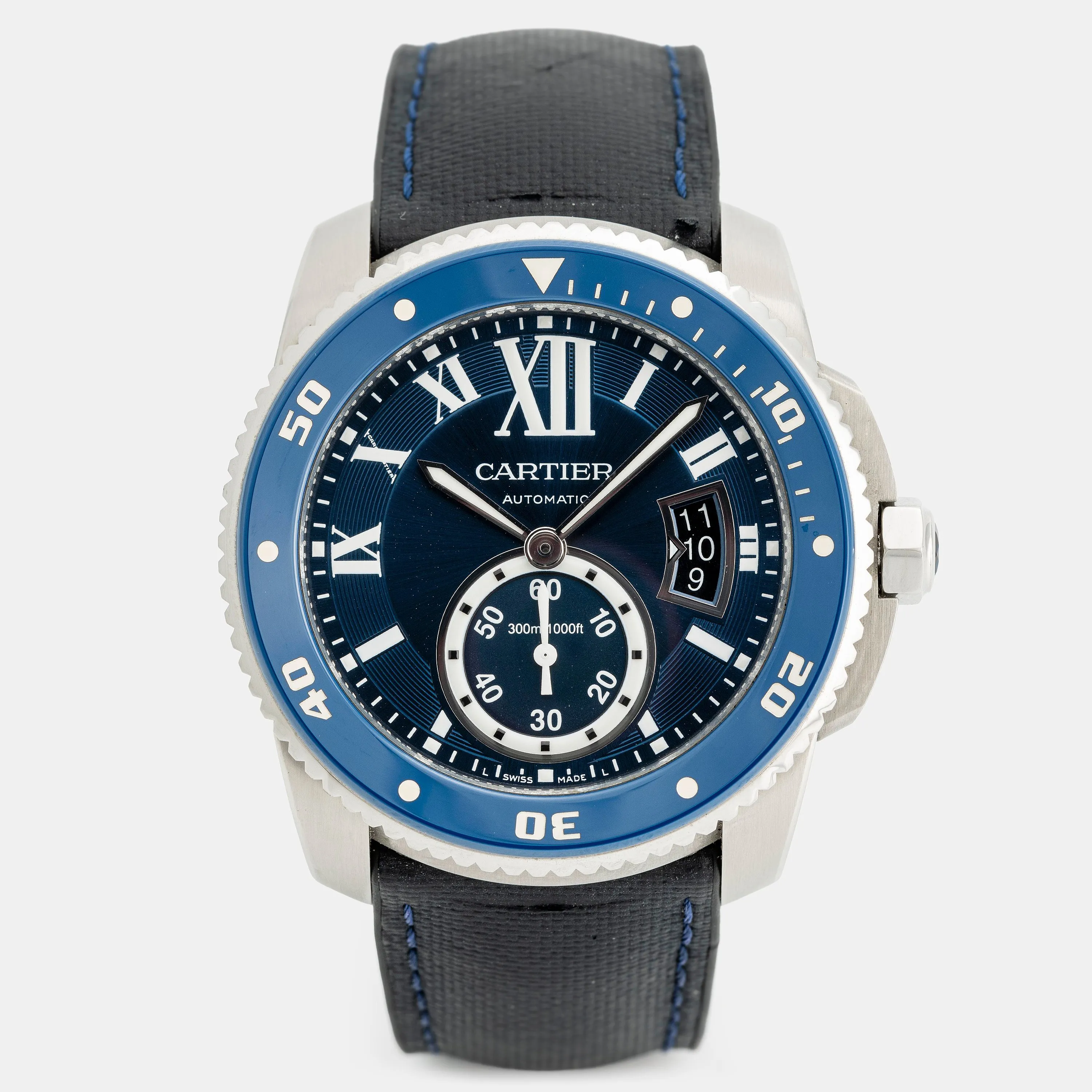 Cartier Calibre de Cartier WSCA0010 42mm Stainless steel Blue