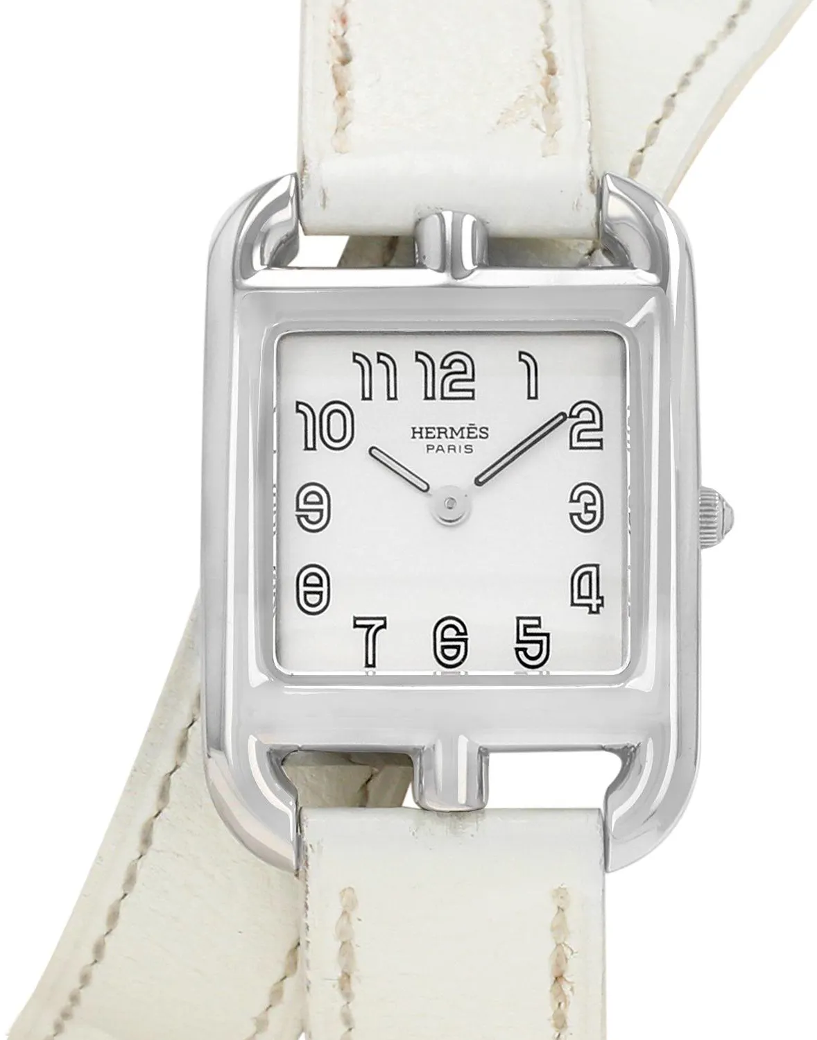 Hermès Cape Cod CC1.210 23mm Stainless steel White