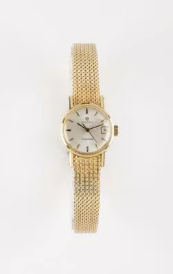 Omega Ladymatic 22972076 20mm Yellow gold Mother-of-pearl