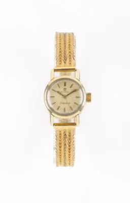 Omega Ladymatic 14283977 20mm Yellow gold and stainless steel Gold-coloured
