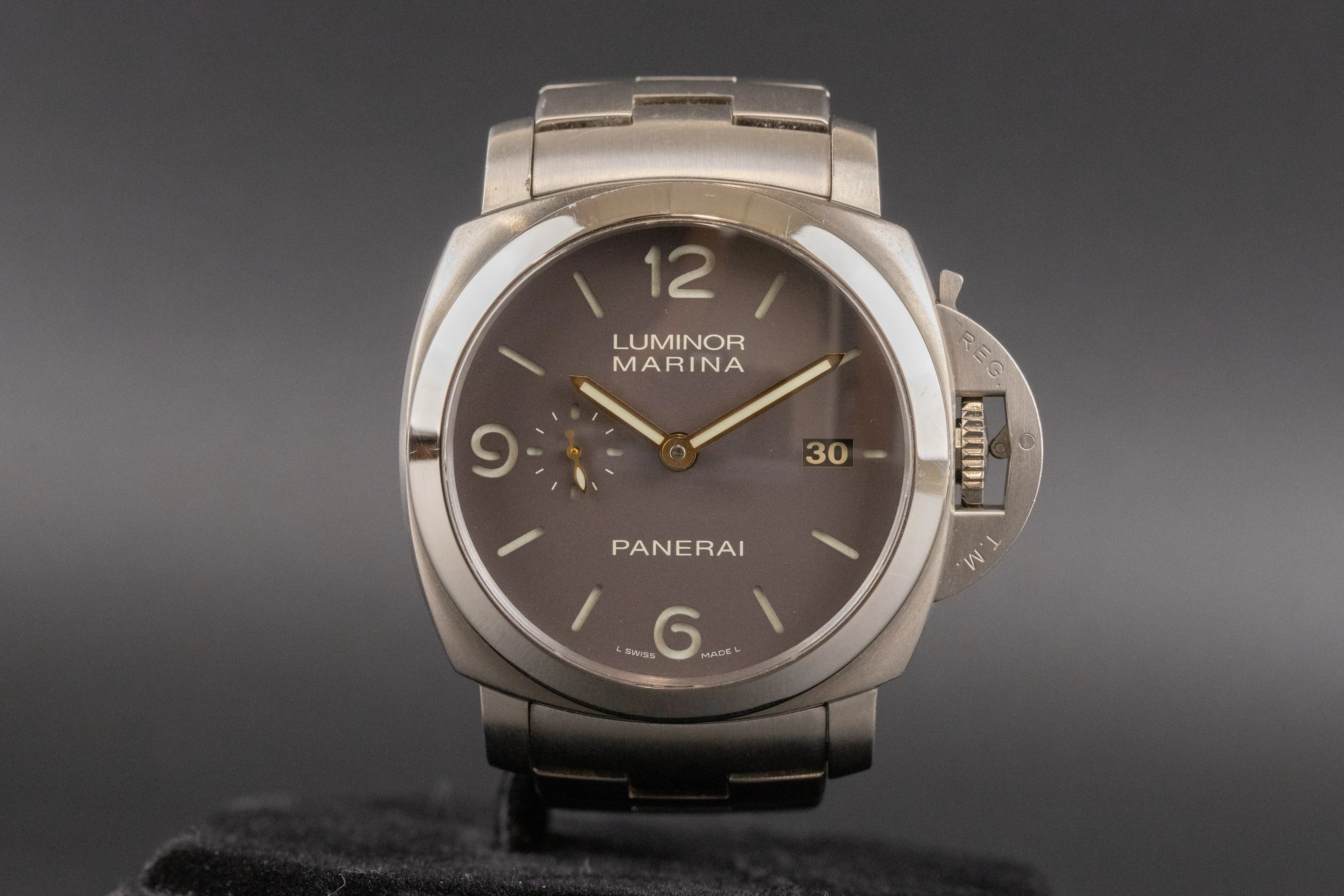 Panerai Luminor 1950 PAM 00352 44mm Titanium Brown