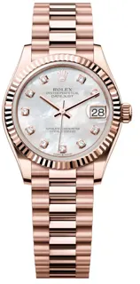 Rolex Datejust 31 278275-0009 Rose gold White