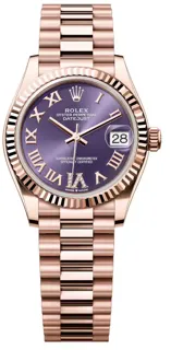 Rolex Datejust 31 278275-0029 Rose gold Purple