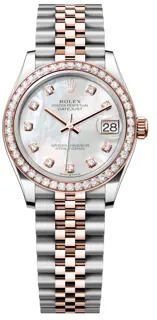 Rolex Datejust 278381RBR-0026 Oystersteel and Everose gold White