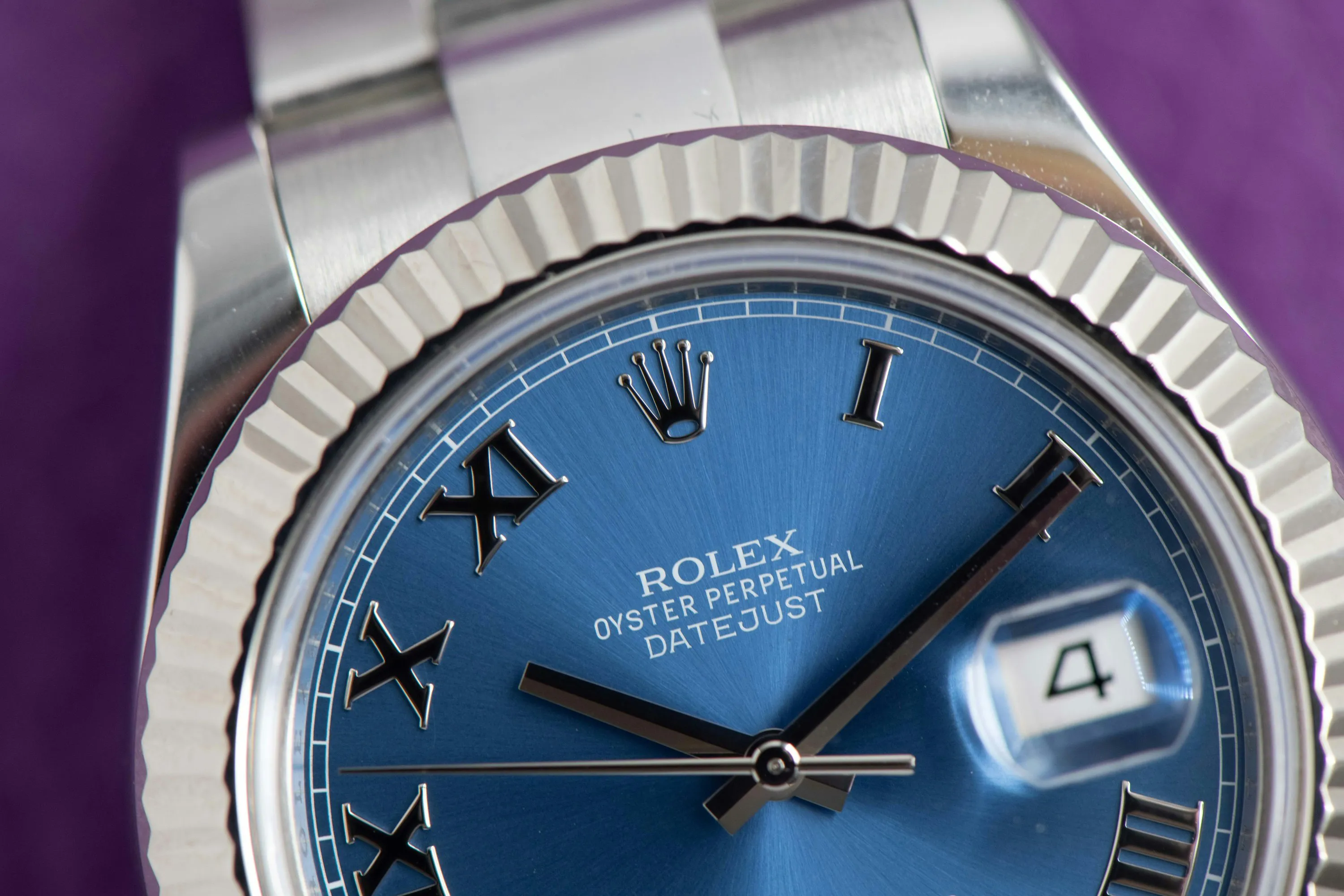 Rolex Datejust II 116334 41mm White gold and Stainless steel Blue 6