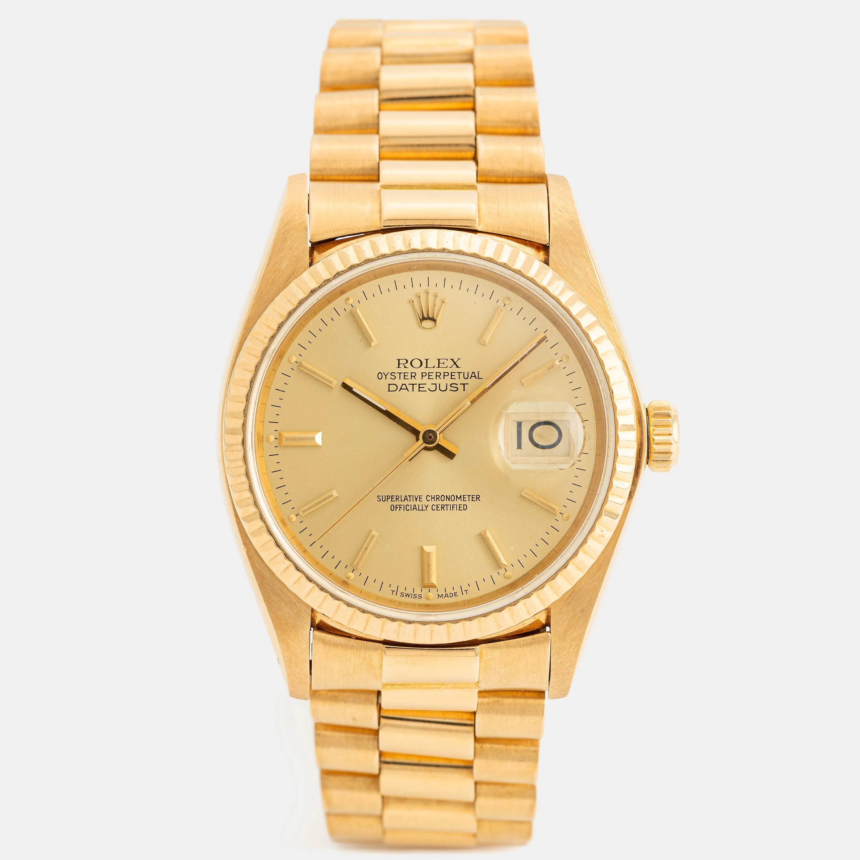 Rolex Datejust 36 16018 36mm Yellow gold