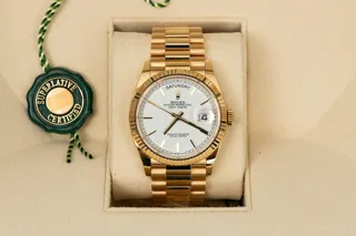 Rolex Day-Date 36 128238 Yellow gold White