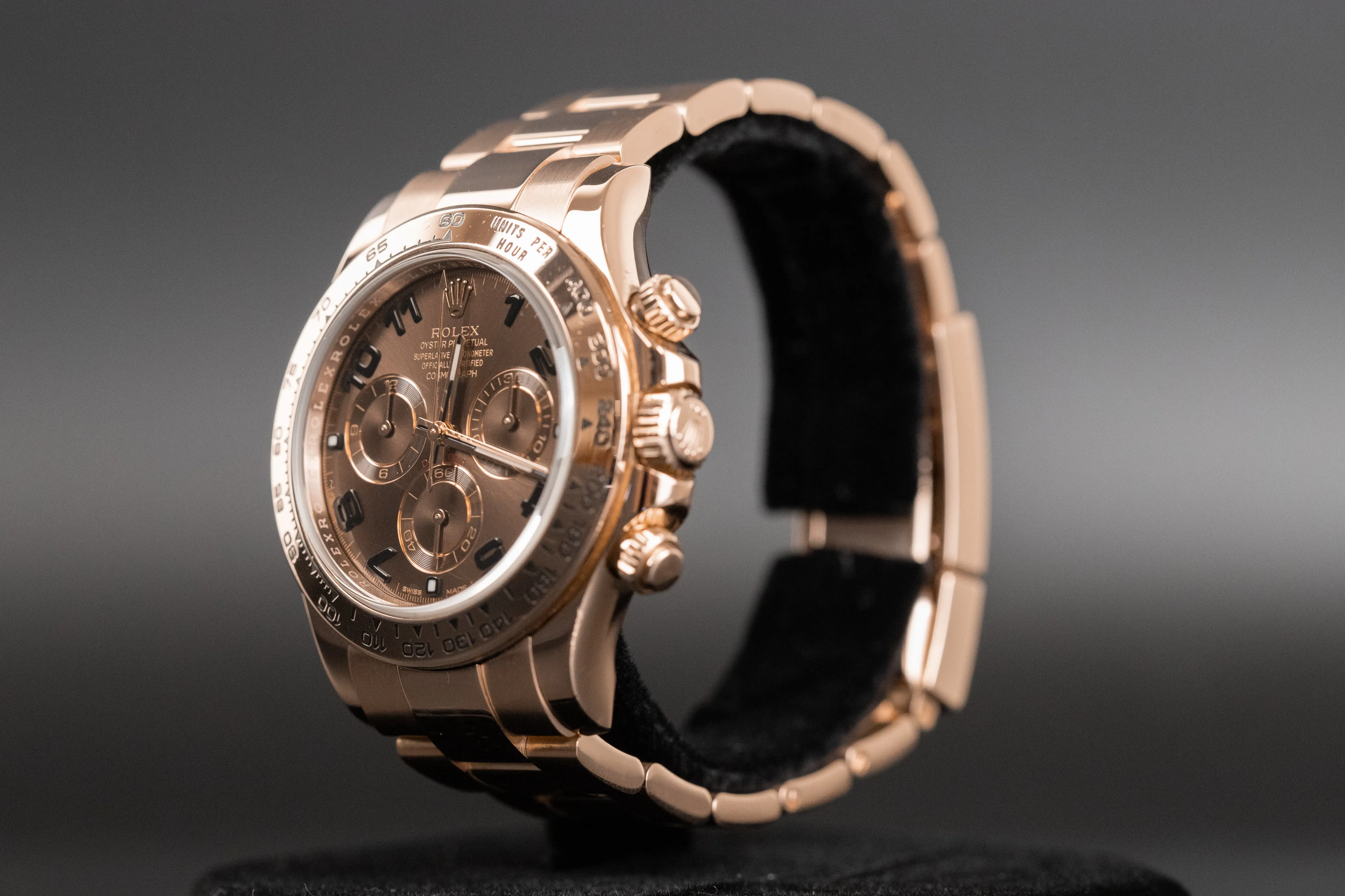 Rolex Daytona 116505 40mm Rose gold Brown 1