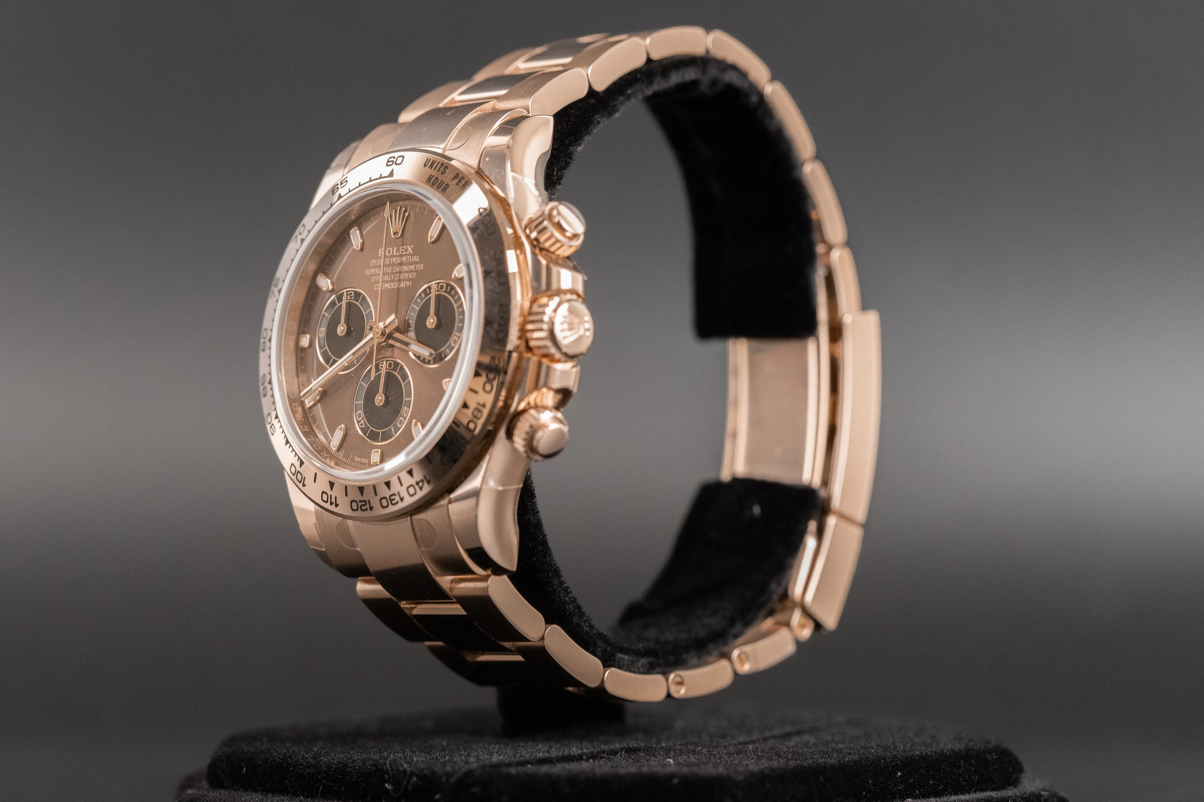 Rolex Daytona 116505 40mm Rose gold Brown 1